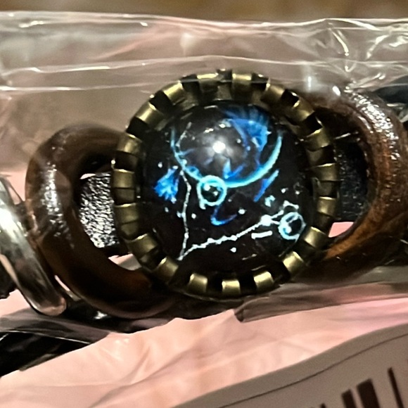 PISCES Constellation Beaded PU Leather And Charm Bracelet ♓️ - Picture 5 of 5